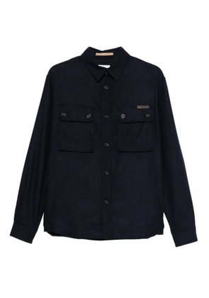Paolo Pecora double-pocket button-down shirt - Blue