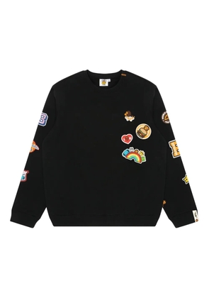 *BABY MILO® STORE BY *A BATHING APE® appliqué sweater - Black