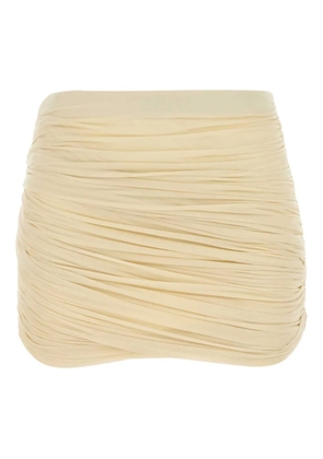 Magda Butrym pleated mini skirt - Neutrals