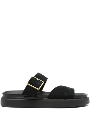 Clarks Aristella buckled platform sandals - Black