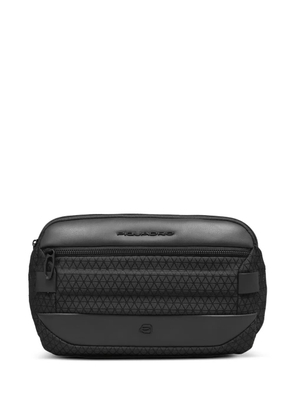 PIQUADRO geometric belt bag - Black