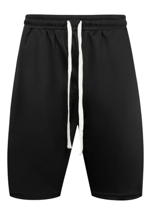 UNTITLED ARTWORKS drawstring drop-crotch shorts - Black