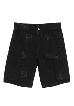 Ksubi Fugitive cargo shorts - Black