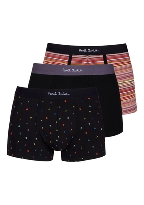 Paul Smith multicoloured elasticated boxer (pack of three) - Black
