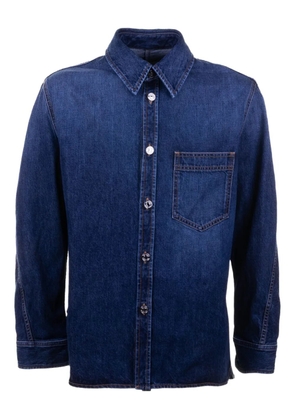 Givenchy patch-pocket denim shirt - Blue