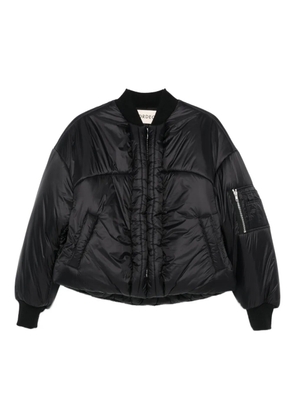 MORDECAI zip-front puffer jacket - Black