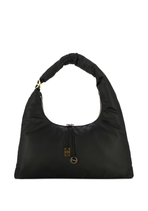 Borbonese Twinnie small op-print zip shoulder bag - Black