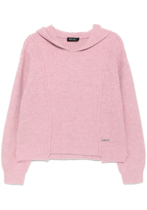 tout a coup logo-plaque jumper - Pink