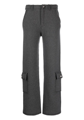 Barrie knitted cargo trousers - Grey