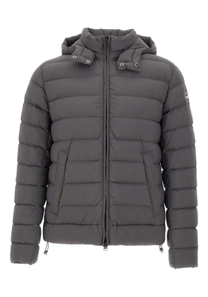 Colmar hooded horizontal-quilting down jacket - Grey