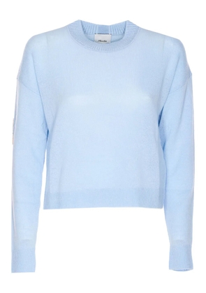 Allude crew-neck long-sleeve sweater - Blue