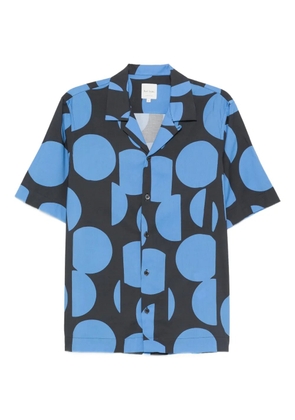 Paul Smith geometric-pattern shirt - Blue