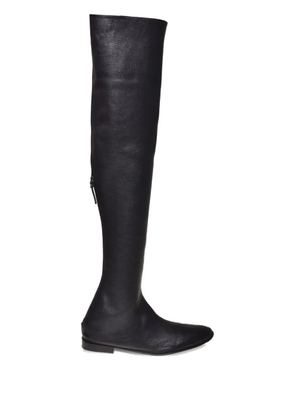Alberta Ferretti over-the-knee flat boots - Black
