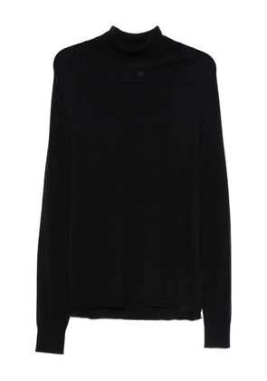 120% Lino roll-neck sweater - Blue