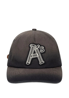 Aries embroidered baseball cap - BLACK