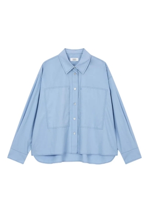 TOMBOY stitch-detailing shirt - Blue