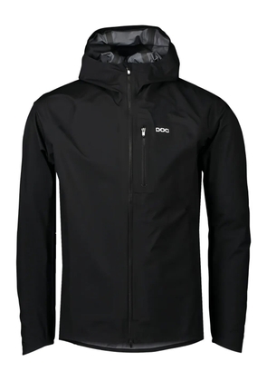 POC logo-detail hooded jacket - Black