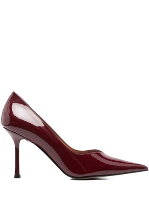 Castagna 85mm Anya pointed-toe pumps - Red