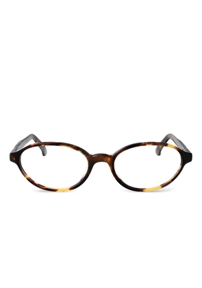Retrosuperfuture oval-frame glasses - Brown
