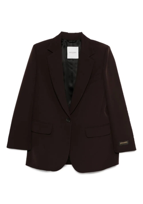 ERMANNO FIRENZE single-breasted blazer - Brown