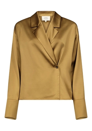 LouLou de Saison Persia satin blouse - Yellow