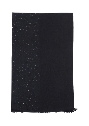 Faliero Sarti Kundy fringed scarf - Black