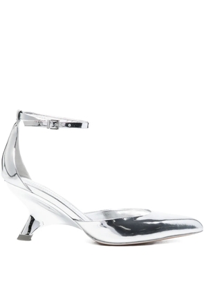 Simkhai Vixen ankle-strap pumps - Silver