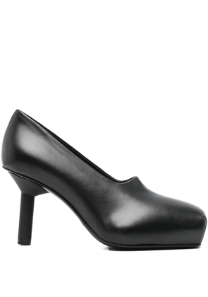 ALAINPAUL 70mm square-toe pumps - Black