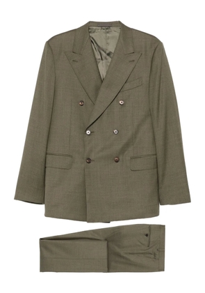 Caruso double-breasted suit - Green