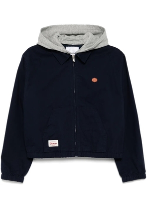 CHOCOOLATE layered hooded jacket - Blue