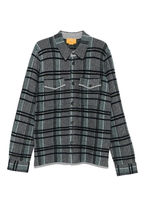 Guest In Residence checked pocket shirt - Grey