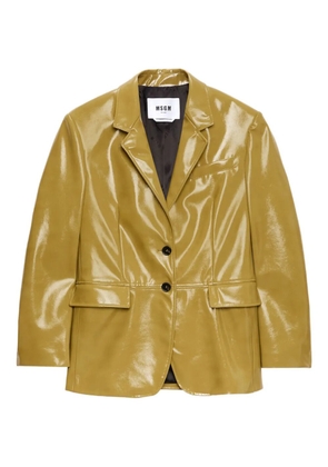 MSGM single-breasted jacket - Brown
