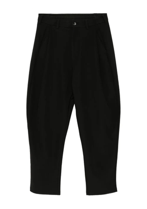 CROQUIS tapered trousers - Black