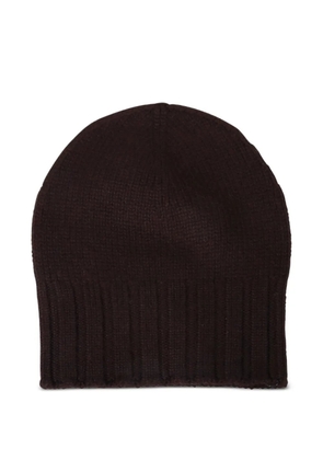 BeYou ribbed beanie - Brown
