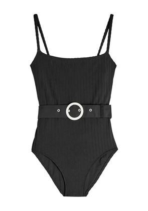 Solid & Striped The Nina belted swimsuit - Black