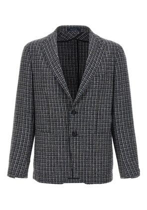 Tagliatore tweed blazer - Brown