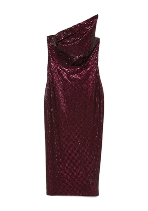 Roland Mouret sequin one-shoulder dress - Red