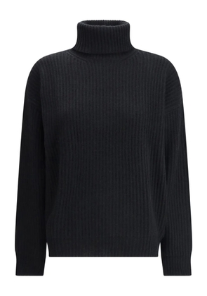 Madeleine Thompson Bailey roll-neck ribbed sweater - Black