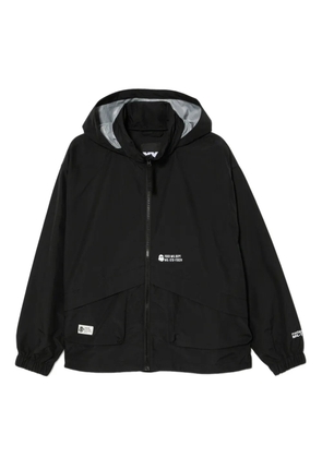 FINGERCROXX logo-printed jacket - Black