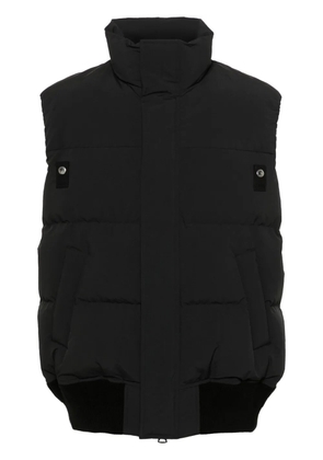 sacai quilted gilet - Black