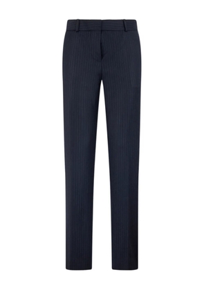 Brooks Brothers pinstripe-pattern virgin-wool trousers - Blue
