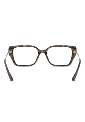Michael Kors Crete square-frame glasses - Brown