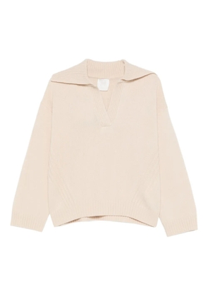 MONOCHROME Dotto v-neck knitted sweater - Neutrals