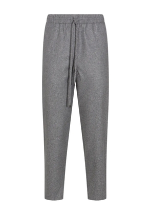 Antonelli drawstring-waist tapered trousers - Grey