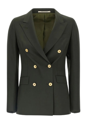 Tagliatore Parigi double-breasted peak-lapel blazer - Green