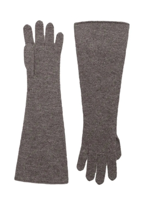 DARKPARK knitted gloves - Brown