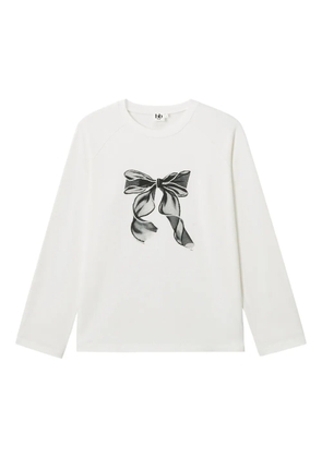 b+ab bow sweatshirt - Neutrals