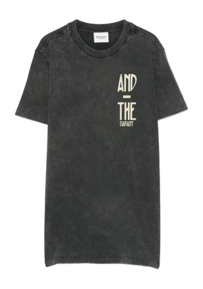 MARANT ÉTOILE logo-print T-shirt - Grey