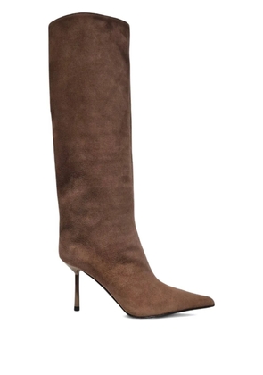 Le Silla 80mm Bella stiletto-heel pointed-toe boots - Brown