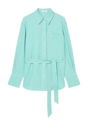 Marc O'Polo belted button-up shirt - Blue